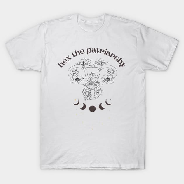 Hex the Patriarchy T-Shirt by Banana Latte Designs